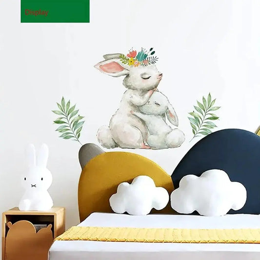 Adorable Rabbit Wall Stickers Easy do Wall do