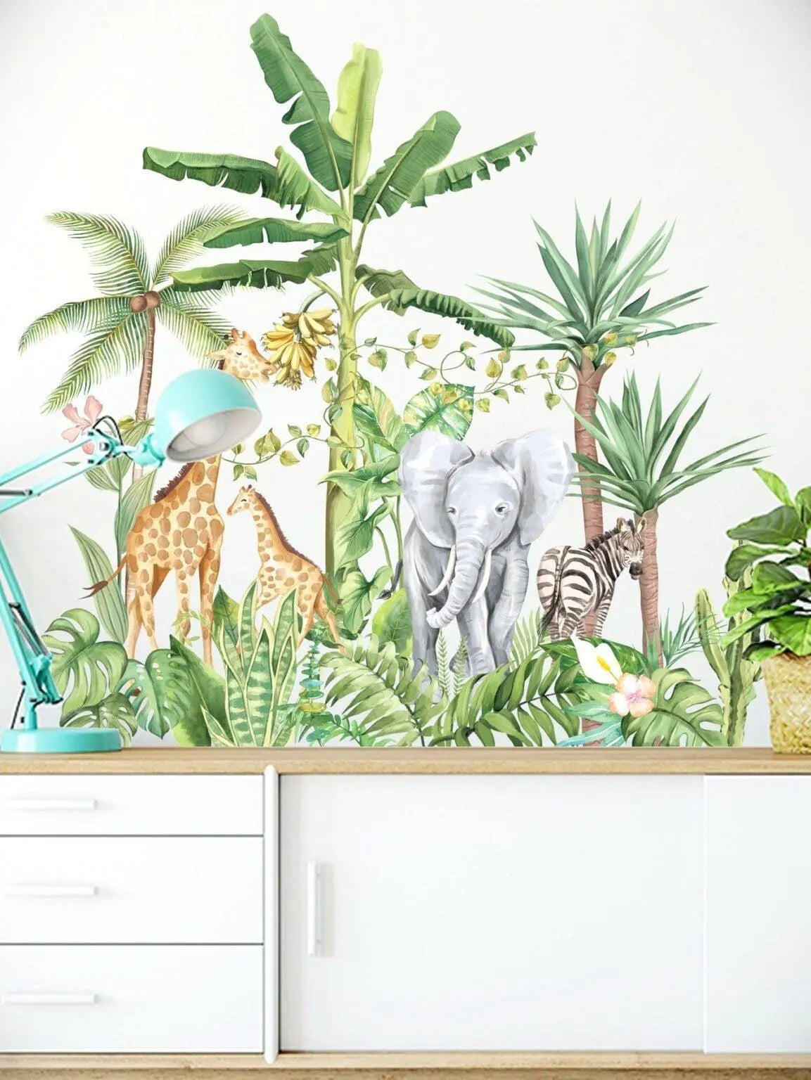 Safari Adventure Wall Sticker Set Easy do Wall do