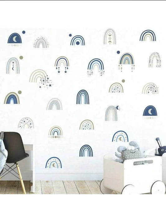 Celestial Rainbow Wall Sticker Set Easy do Wall do