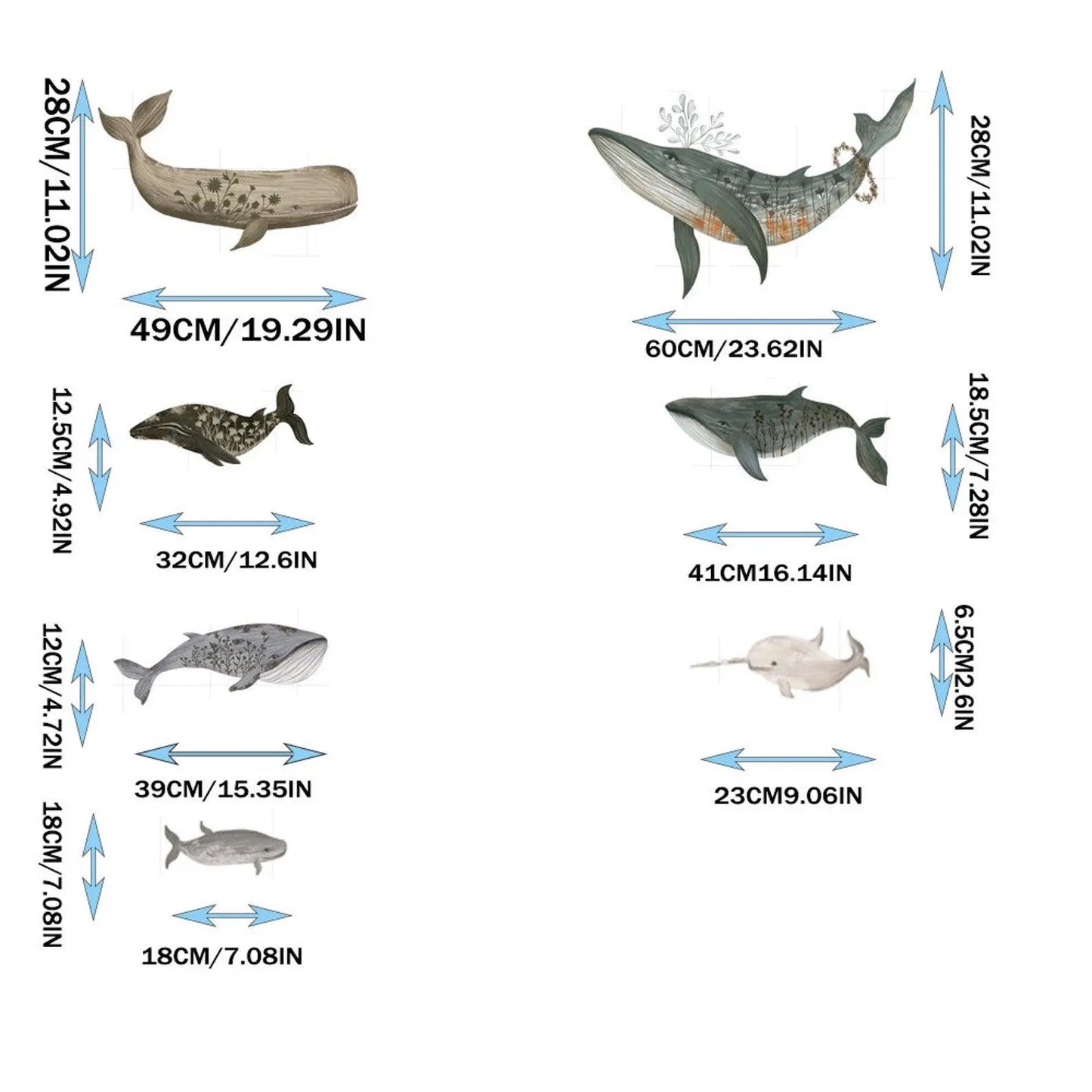 Underwater World Wall Sticker Set Easy do Wall do