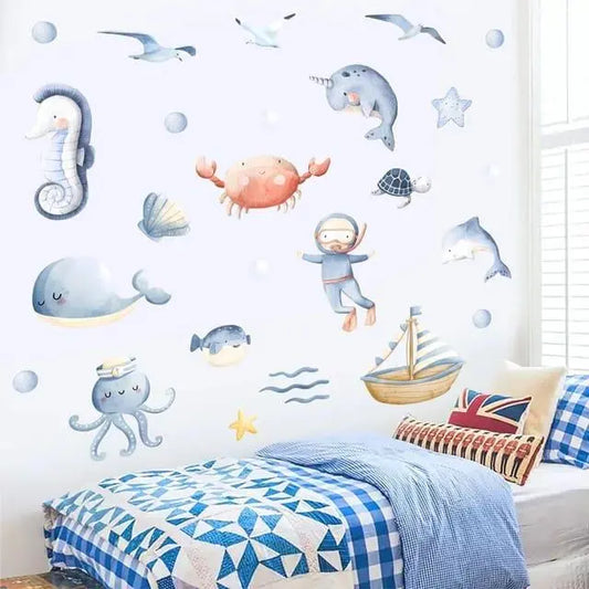 Underwater Adventure Wall Stickers Easy do Wall do