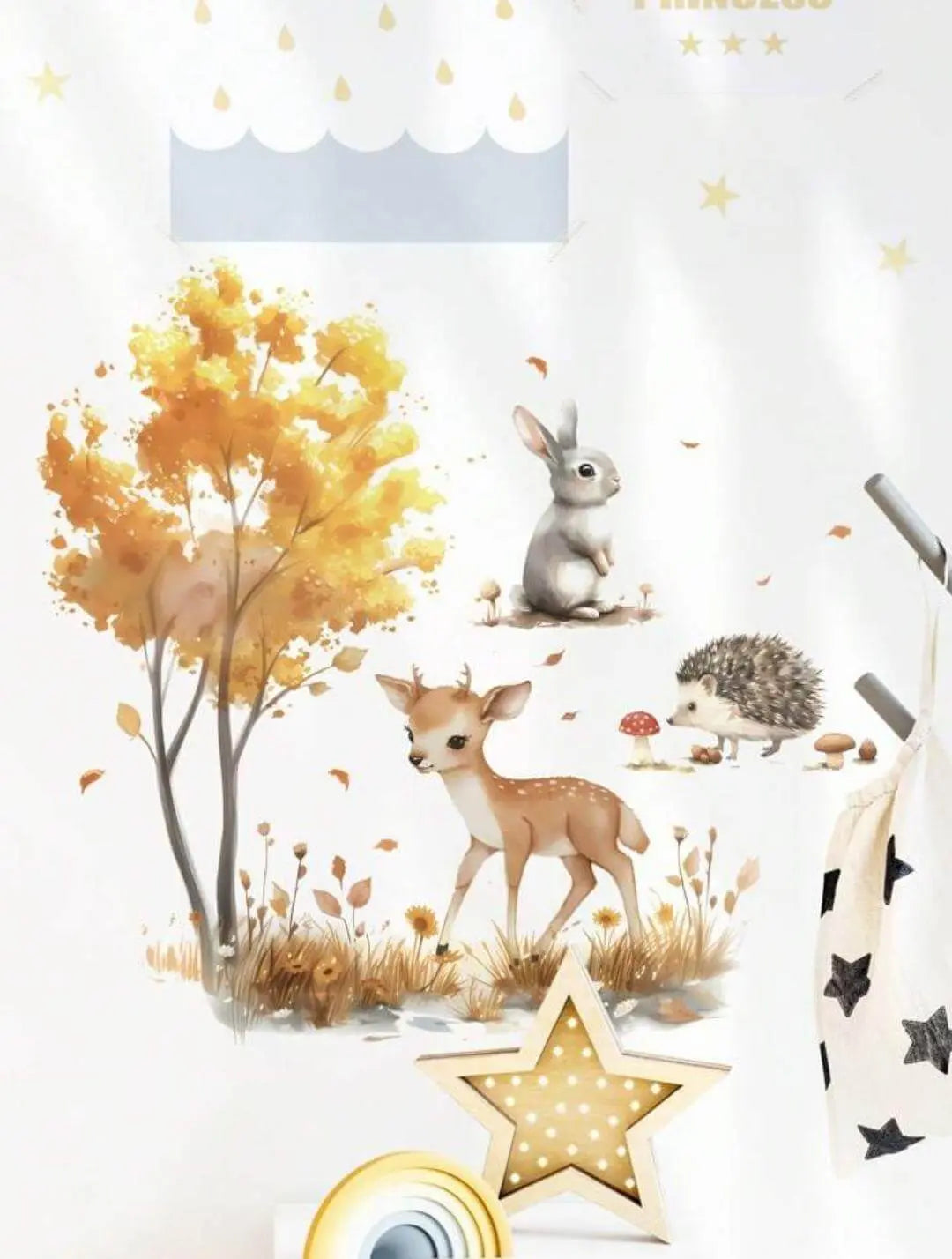 Autumn Forest Animal Wall Stickers Easy do Wall do