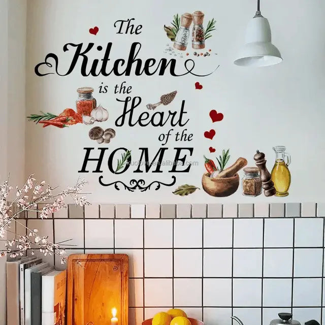 The Kitchen is the Heart of the Home Easy do Wall do