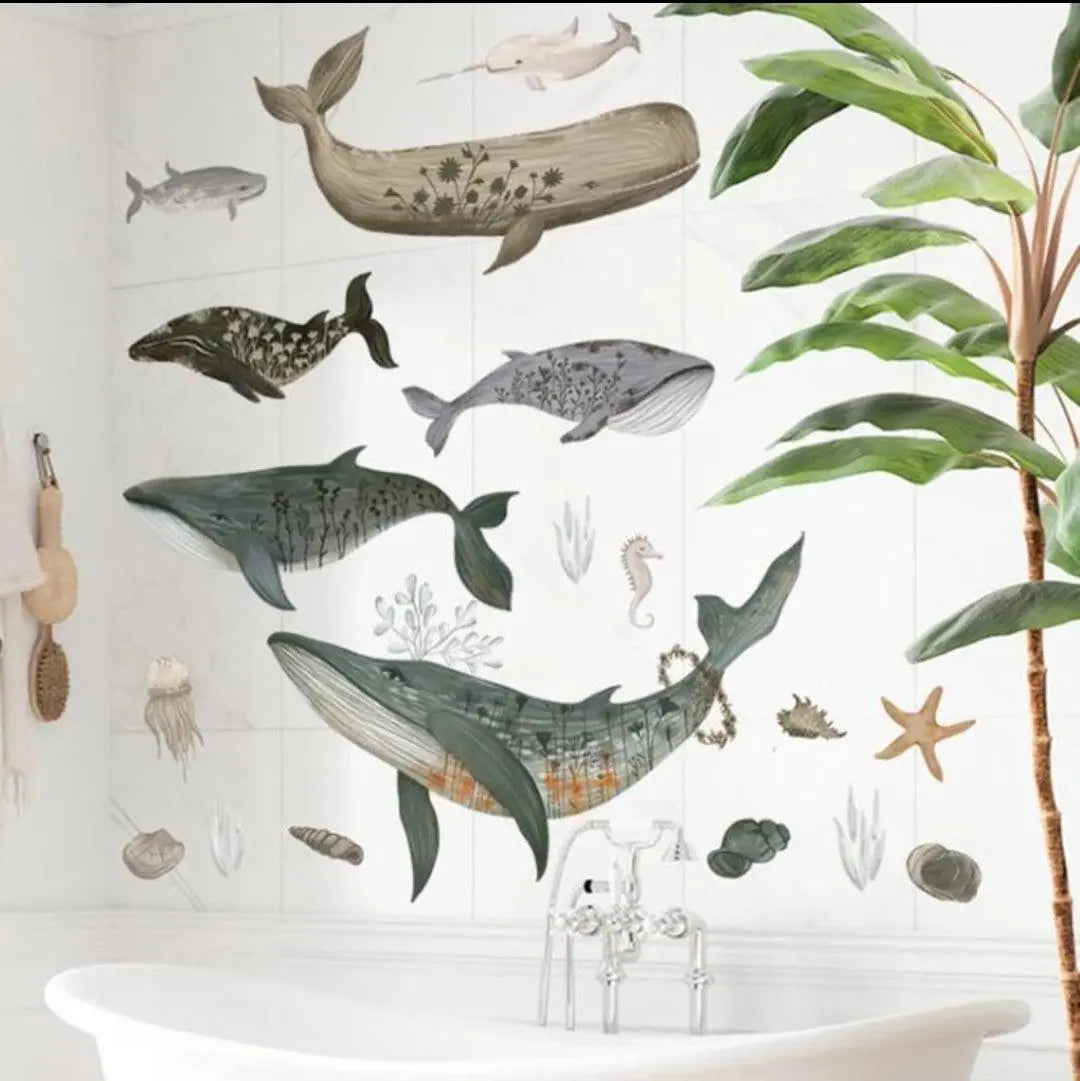 Underwater World Wall Sticker Set Easy do Wall do