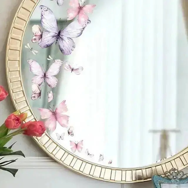 Watercolor Butterfly Wall Stickers - Elegant Home Decor - Easy do Wall do